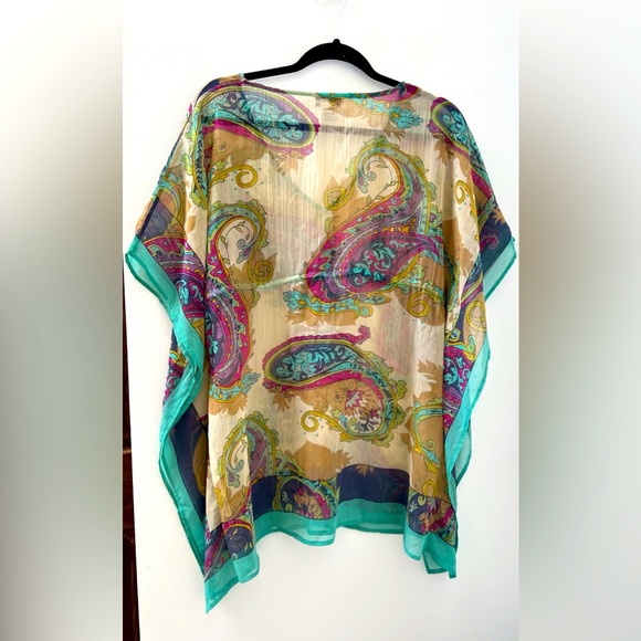 Rhona Sutton Cover Up Tunic Top S / M - Picture 2 of 3